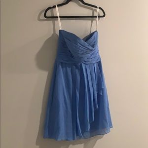 Baby blue bridesmaid dress